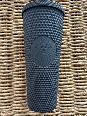 Starbucks Disneyland Resort Matte Black Studded Travel Tumbler 24 fl oz
